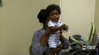 St. Pete mom is able to hear her 10-month-old son after receiving first set of hearing aids