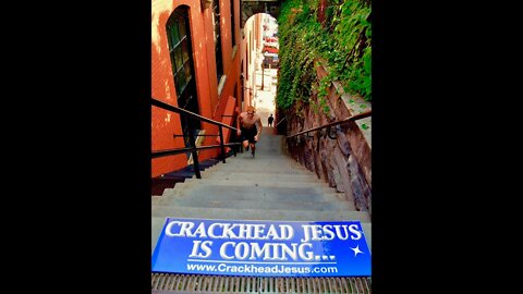 Exorcist Stairs Meet Crackhead Jesus Georgetown University Miami New Times Crackhead Jesus Is Coming