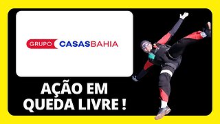 SEGUE A QUEDA... AÇÃO BHIA3 ESTÁ PÉSSIMA ! ANÁLISE TÉCNICA