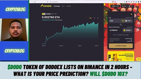 $DODO Token Of Dodoex Lists On Binance In 2 Hours - What Is Your Price Prediction? Will $DODO 10X?