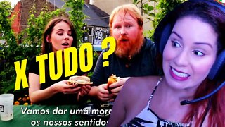 GRINGOS PROVANDO X-TUDO DE VERDADE? | QUASE MORRI !