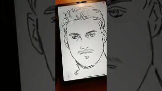 How to draw Male Face? 🙋🏻‍♂️ - Daily Art nr.101🖌️