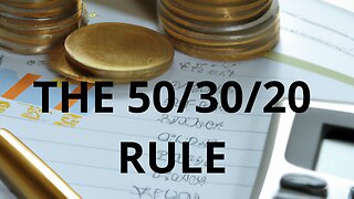 How to APPLY the 50/30/20 RULE to MANAGE your MONEY
