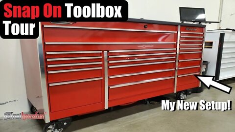 Tour of my Work toolbox (Snap-on 72" 22-Drawer Triple-Bank Masters Series Roll Cab) | AnthonyJ350