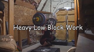 Weightlifting Training - Heavy Low Block Work