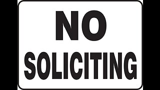 No Soliciting! Can't you read the sign? | Pastor Aaron Thompson