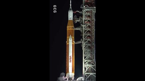 Spectacular NASA Artemis I Rocket Launch from Launch Pad 39B Perimeter