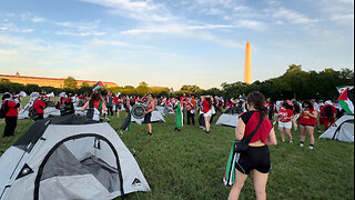 Protesters Set Up Encampment Outside White House in DC