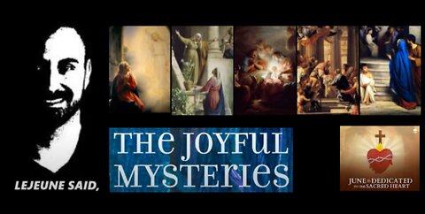 PrayU | The Holy Rosary | Joyful Mysteries | Sacred Heart Theme