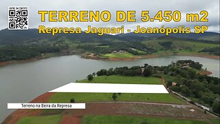 Terreno de 5.450 metros na Represa Jaguari em JOANÓPOLIS - SP