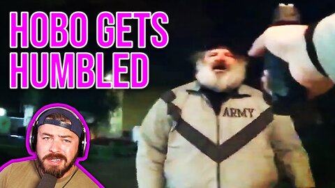 HUGE Homeless Man vs ARMED Female Cop | Donut Operator