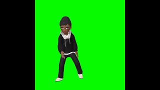 Vídeo de Animação - Avatar dançando - Chroma Key - Green Screen