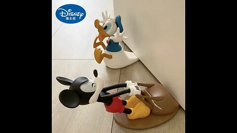Disney Mickey Mouse Donald Duck Door Stop Anti-Collision Door
