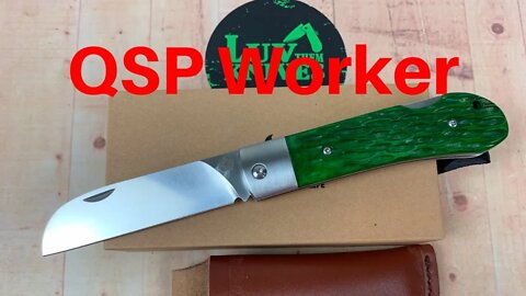 QSP Worker lock back knife Traditional looks with Ceramic Bearings !!!