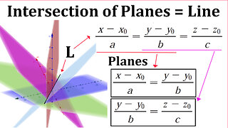 Intersection of Planes Forms a Line