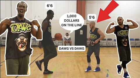 WE PLAYED FOR 1,000 DOLLARS, KING OF THE COURT. 1V1 BASKETBALL. FT @marthreenez @Himeon44
