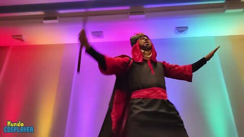 Jafar do filme Aladdin na 2º Bateria do Concurso Cosplay Lip Sync Challenge na Poc Con 2022