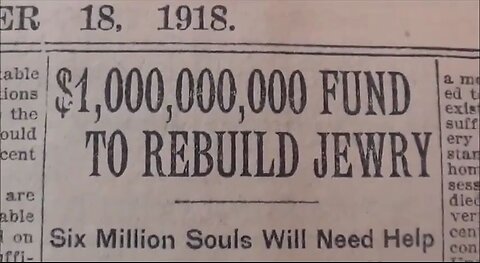 The 6 million Jews from 1915-1938 in mainstream media newspapers