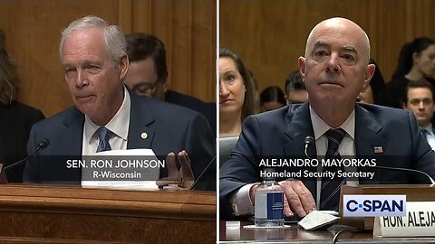 Sen Johnson accuses Mayorkas of being complicit and aiding and abetting the murder of Americans