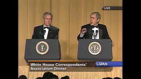 🤣 Steve Bridges as President George W. Bush at WHCA Dinner 2006 🤣