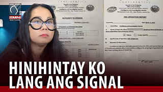 Maharlika, naghintay ng go signal bago ilabas ang dokumento