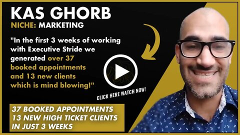 Rocket Content - Kas Ghorb Testimonial | ExecutiveStride.com - Josh Pocock