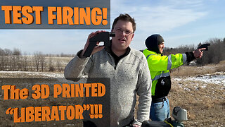 I 3D Printed a Gun! Will It Survive Being Shot? | The 3D Printed Liberator