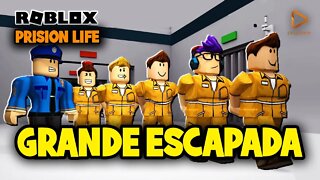 Roblox Prision Life - Ao vivo - Grande escapada