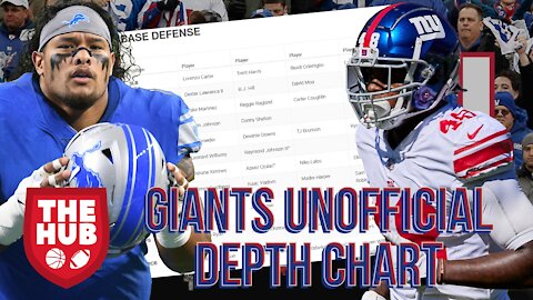 New York Giants Unofficial Depth Chart 2021| Fanfest was Great