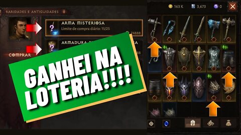 Diablo Immortal - Ganhei na loteria