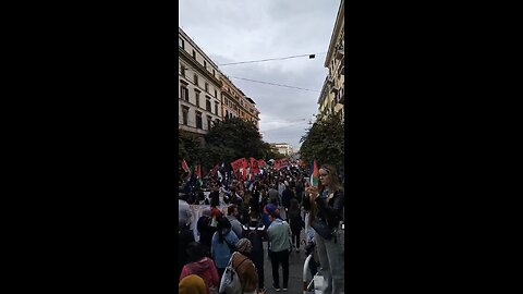 ROME PRO PALESTINAN PROTEST