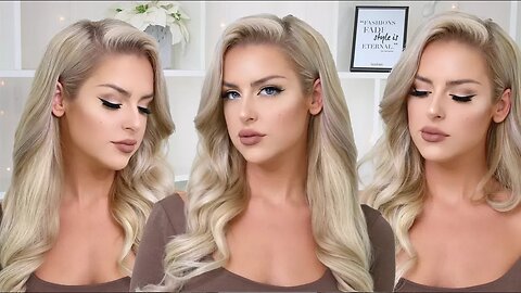 GRWM - Everyday Soft Glam Makeup & Loose Waves