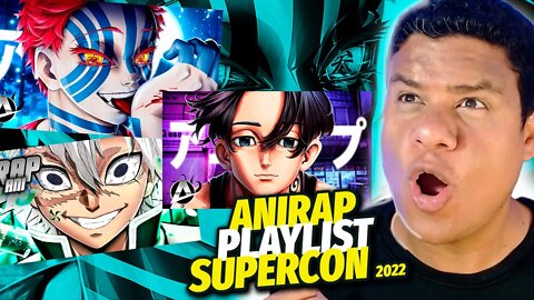 SAIU A PLAYLIST do ANIRAP na SUPERCON 2022 | Sanemi + Mikey + Akaza | React Anime Pro