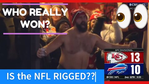 WAS the BILLS CHIEFS Playoff Game RIGGED?? Drive by Drive Analysis | AFC CHAMPIONSHIP #nflreaction