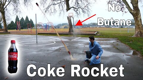 Coke Butane Rocket Without the Butane