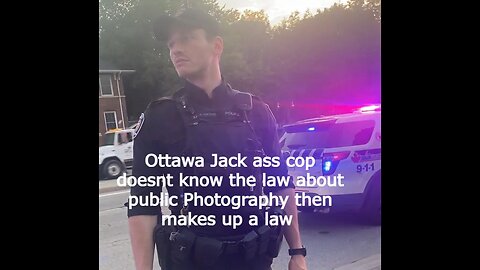 Ottawa Police Try to breach my charter of rights