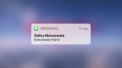 Everybody Hurts (Lofi) Sidhu Moose Wala (Slowed + reverb)