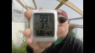 Hot Greenhouse on a cool day