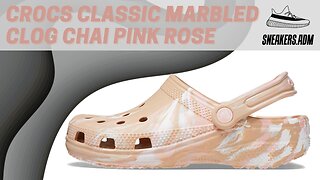 Crocs Classic Marbled Clog Chai Pink Rose - 206867-2YA - @SneakersADM