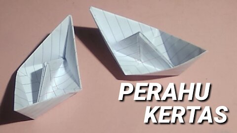 Cara membuat perahu kertas