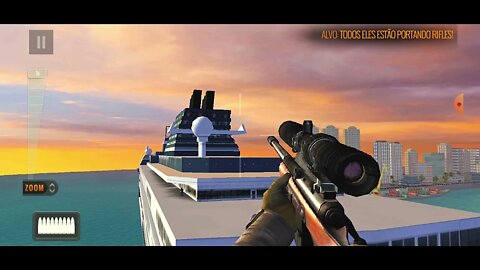 GUIGAMES - Sniper 3D Assassin - Ilha Adamis - Missão 5 - Agente a Bordo