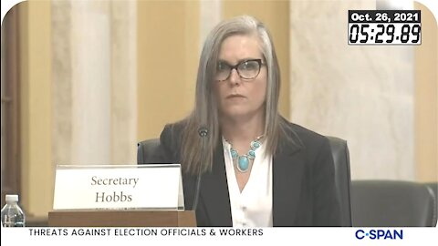AZ Sec. of State Katie Hobbs testifies before Congress on Audit, Threats and Fraud 10/26/2021