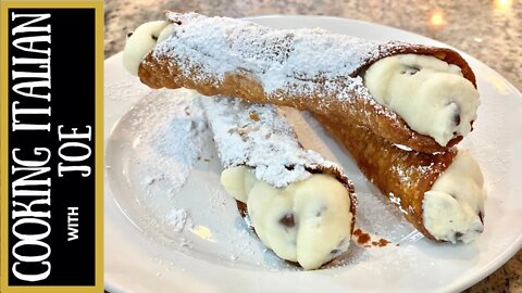 World's Best Homemade Cannolis | Cooking Italian with Joe