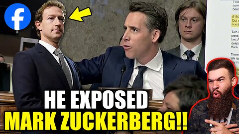 Senator Hawley EXPOSES Zuckerberg And Forces Him To Apologize