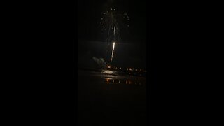 FIREWORKS ON THE BEACH!!