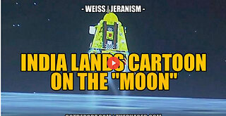 INDIA LANDS CARTOON ON THE MOON & OTHER WOO -- WEISS JERANISM