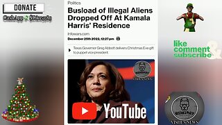 Busload Of Illegal 🚫 Aliens Dropped Off At Kamala Harris' Residence #VishusTv 📺