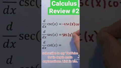 Trig derivatives