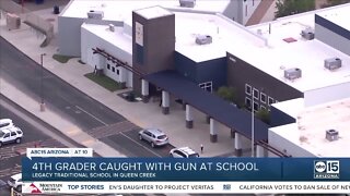 4th grader stopped with gun at Legacy Traditional School's Queen Creek campus