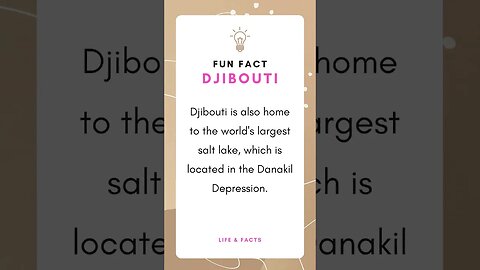 Fun Facts Djibouti